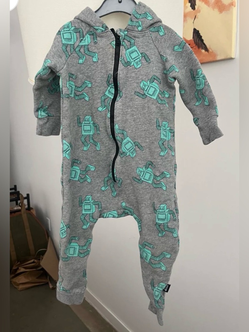 Whistle & Flute Robot Hooded Jumpsuit / Romper